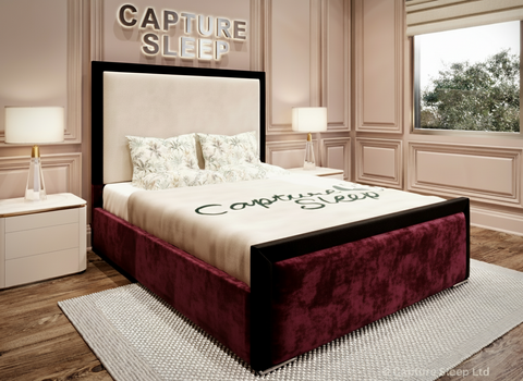 Alana Bed Frame with Black Border