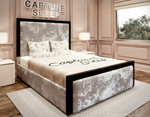 Alana Bed Frame with Black Border