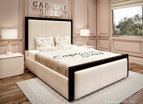 Alana Bed Frame with Black Border