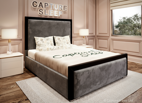 Alana Bed Frame with Black Border