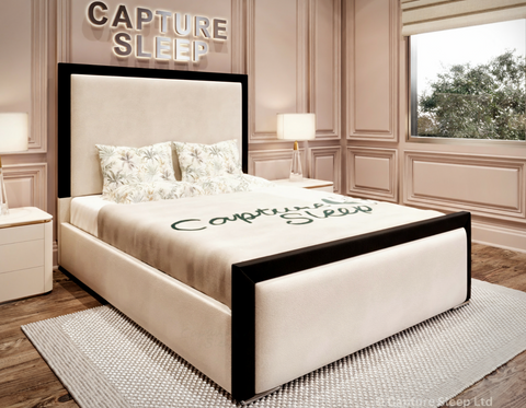 Alana Bed Frame with Black Border