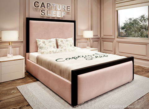 Alana Bed Frame with Black Border