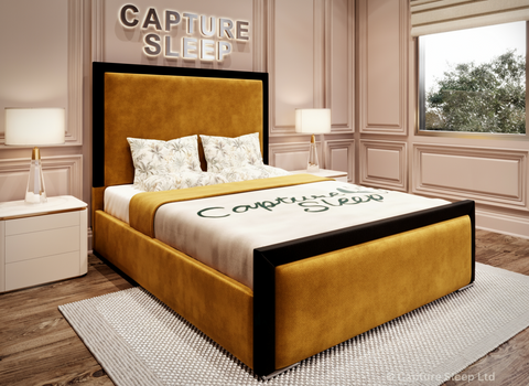 Alana Bed Frame with Black Border