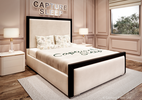 Alana Bed Frame with Black Border