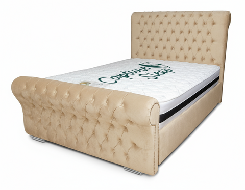 Chesterfield Sleigh Bed Frame