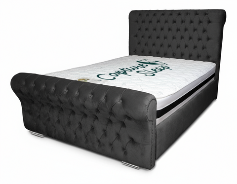Chesterfield Sleigh Bed Frame