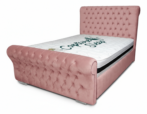 Chesterfield Sleigh Bed Frame