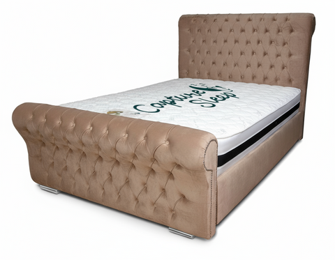 Chesterfield Sleigh Bed Frame