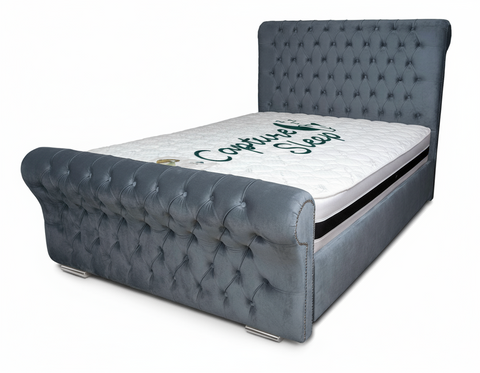 Chesterfield Sleigh Bed Frame