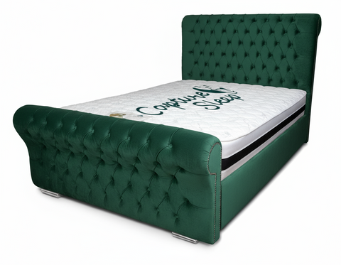 Chesterfield Sleigh Bed Frame