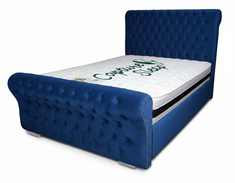 Chesterfield Sleigh Bed Frame
