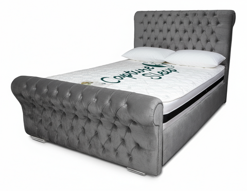 Chesterfield Sleigh Bed Frame