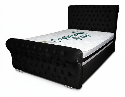 Chesterfield Sleigh Bed Frame