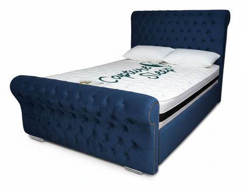 Chesterfield Sleigh Bed Frame