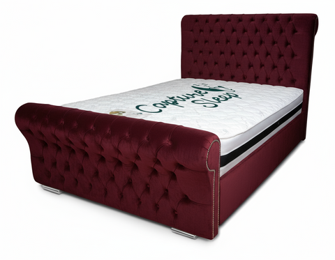 Chesterfield Sleigh Bed Frame