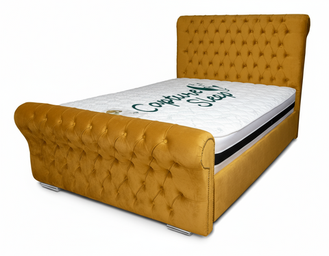 Chesterfield Sleigh Bed Frame