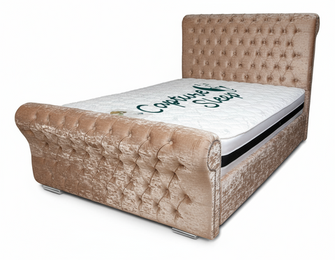 Chesterfield Sleigh Bed Frame