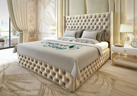 Sephora Chesterfield Wingback Bed Frame