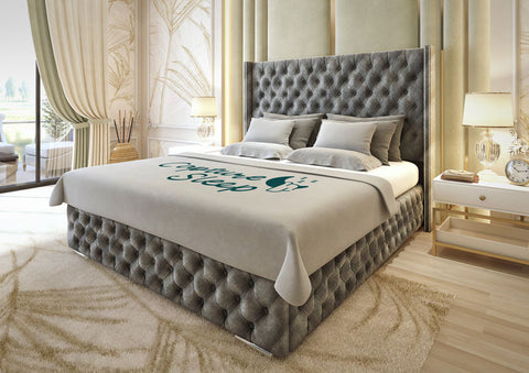 Sephora Chesterfield Wingback Bed Frame