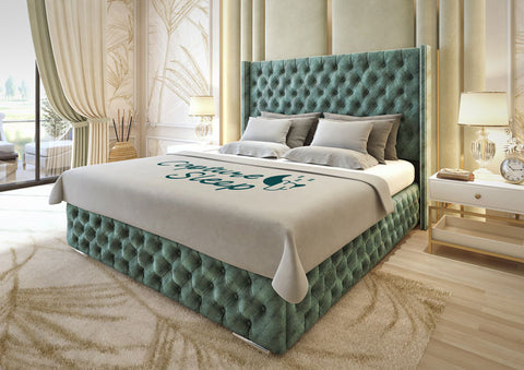 Sephora Chesterfield Wingback Bed Frame