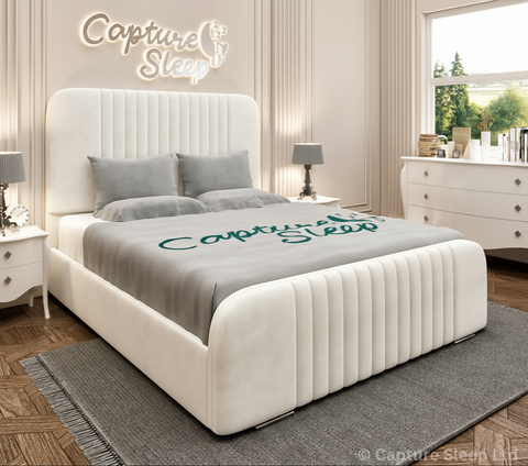 Atlas Linear Bed Frame with Curved Headboard