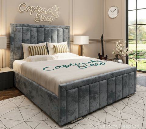 Chanel Linear Panel Bed Frame