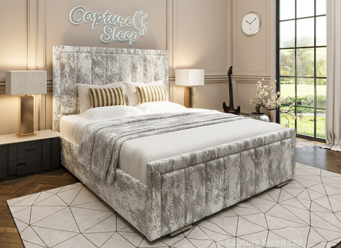 Chanel Linear Panel Bed Frame