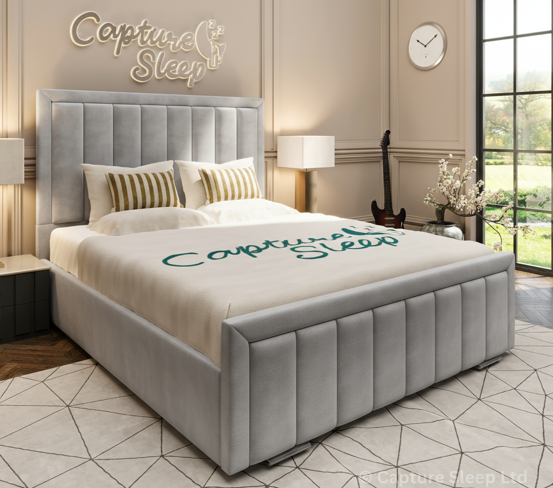 Chanel Linear Panel Bed Frame