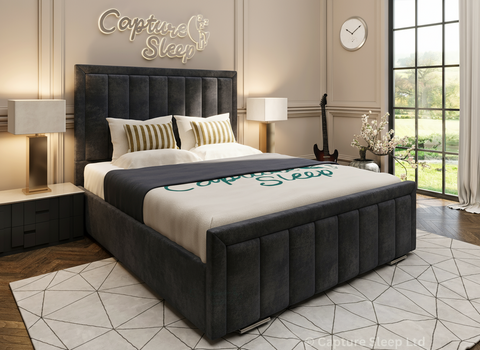 Chanel Linear Panel Bed Frame