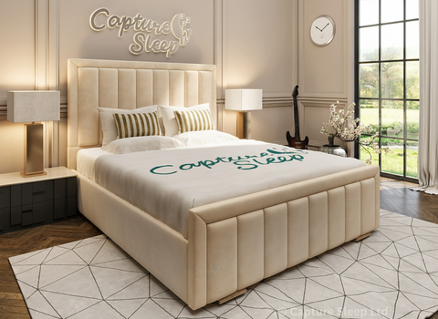 Chanel Linear Panel Bed Frame