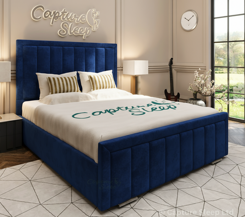 Chanel Linear Panel Bed Frame