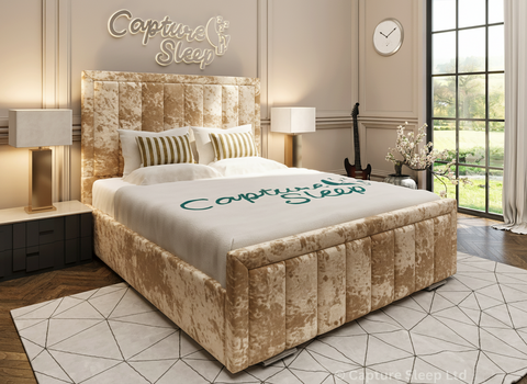 Chanel Linear Panel Bed Frame