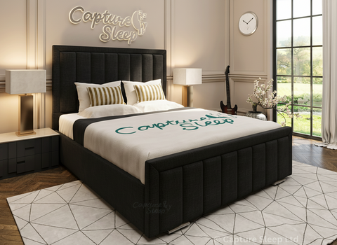 Chanel Linear Panel Bed Frame