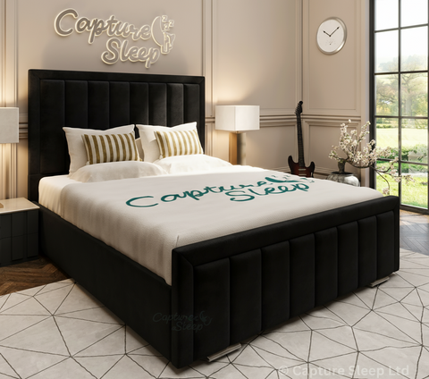 Chanel Linear Panel Bed Frame