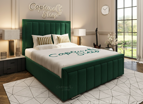 Chanel Linear Panel Bed Frame