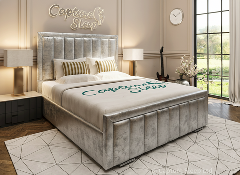 Chanel Linear Panel Bed Frame