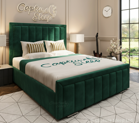 Chanel Linear Panel Bed Frame