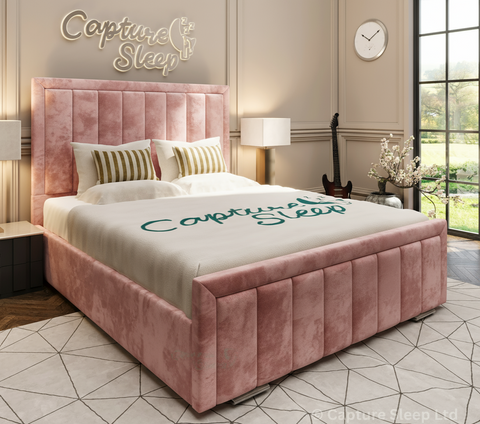 Chanel Linear Panel Bed Frame