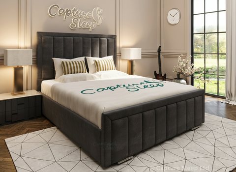 Chanel Linear Panel Bed Frame