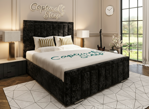 Chanel Linear Panel Bed Frame