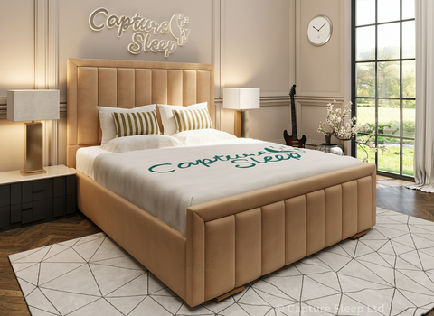 Chanel Linear Panel Bed Frame