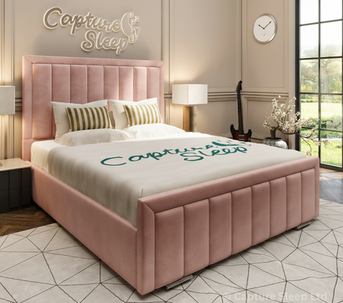 Chanel Linear Panel Bed Frame