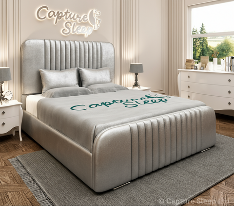 Atlas Linear Bed Frame with Curved Headboard