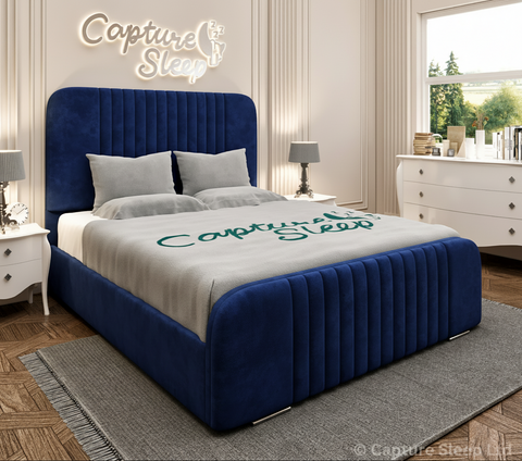 Atlas Linear Bed Frame with Curved Headboard