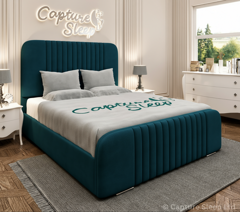 Atlas Linear Bed Frame with Curved Headboard