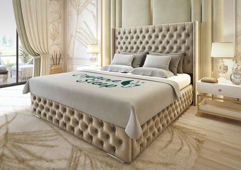 Sephora Chesterfield Wingback Bed Frame