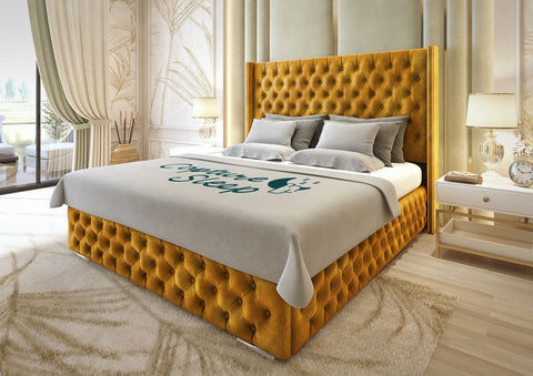 Sephora Chesterfield Wingback Bed Frame