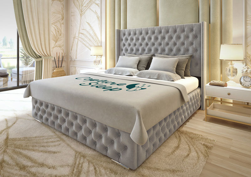 Sephora Chesterfield Wingback Bed Frame