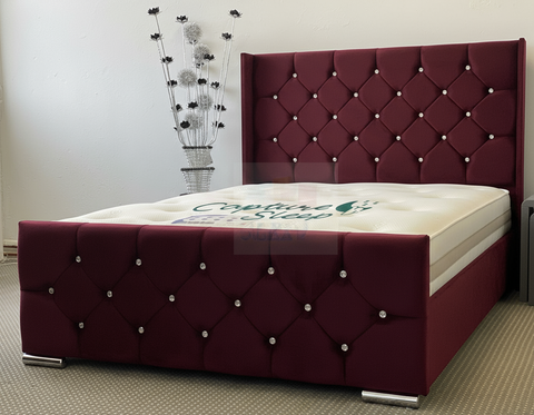 Emma Wingback Bed Frame