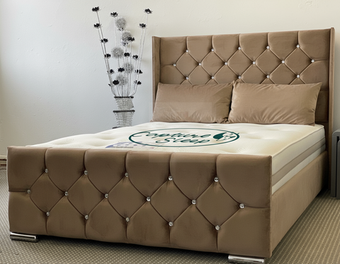 Emma Wingback Bed Frame